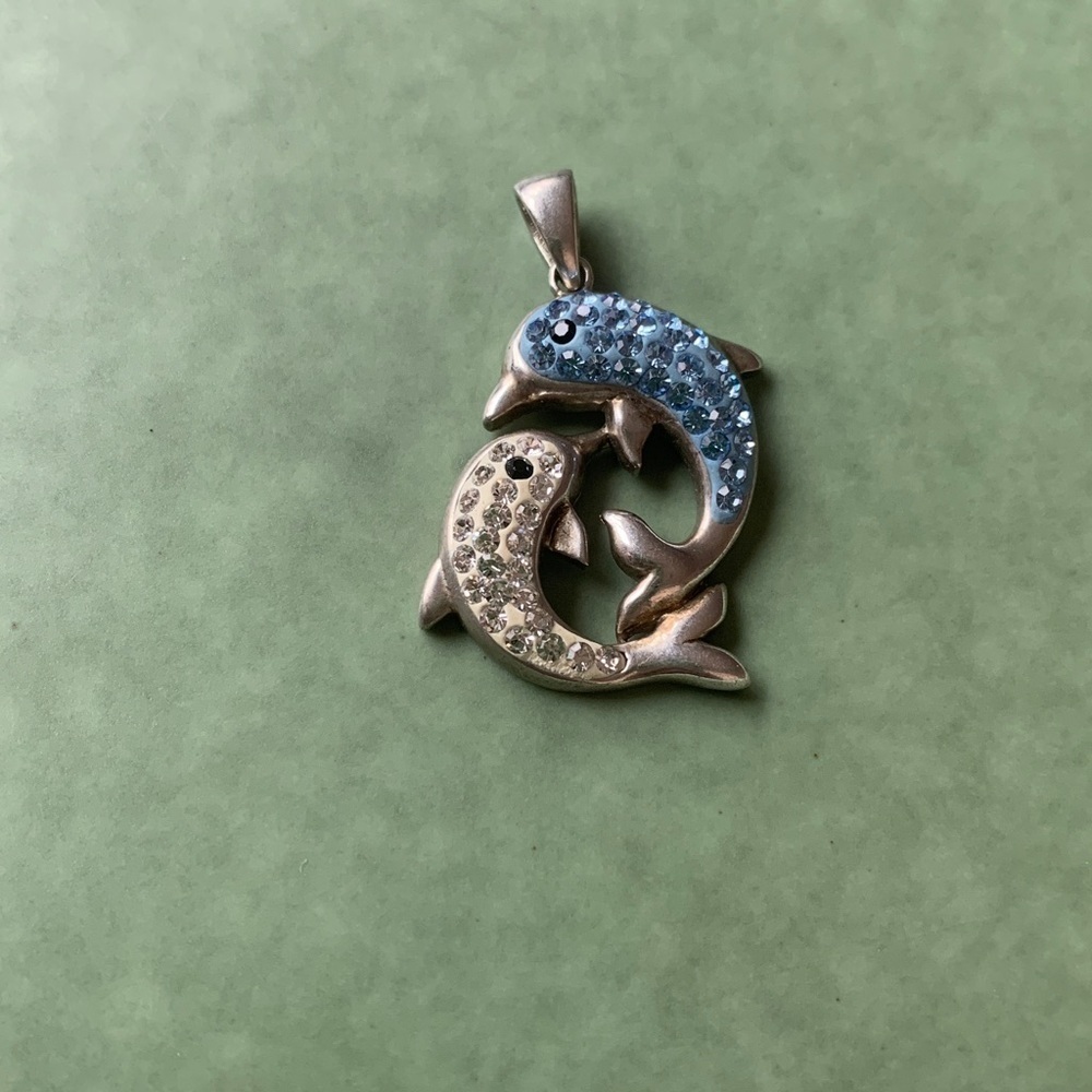 Austrian Crystal dolphin 🐬 pendant